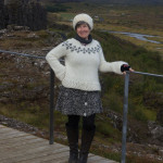 Julie Stephenson in the Iceland and Greenland landscape-240