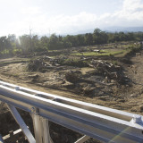 Flood debris