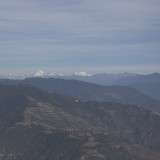 Our last view of the Himalayas as we heded south