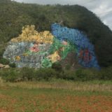Painting on limestone Cliff